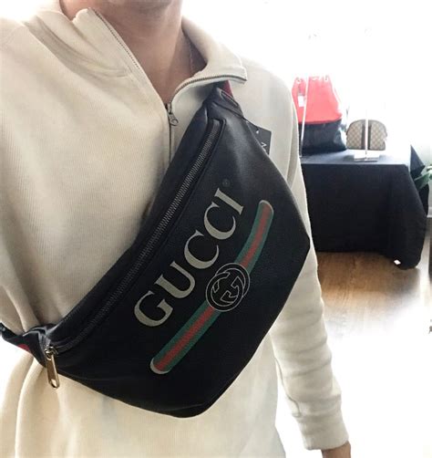 gucci fanny pack mens price|gucci belt bag men's sale.